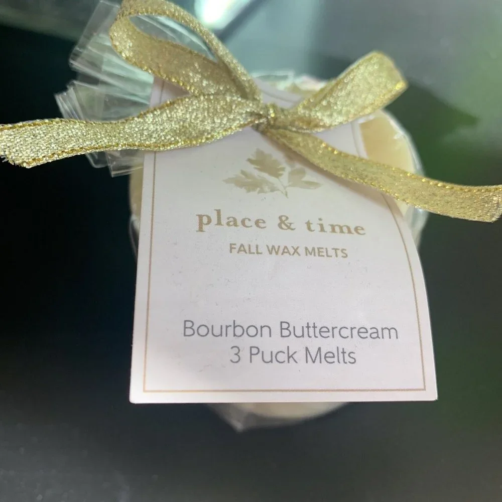 Place & Time FALL Wax Melts Lot Bourbon Buttercream Harvest Moon 6 Pucks